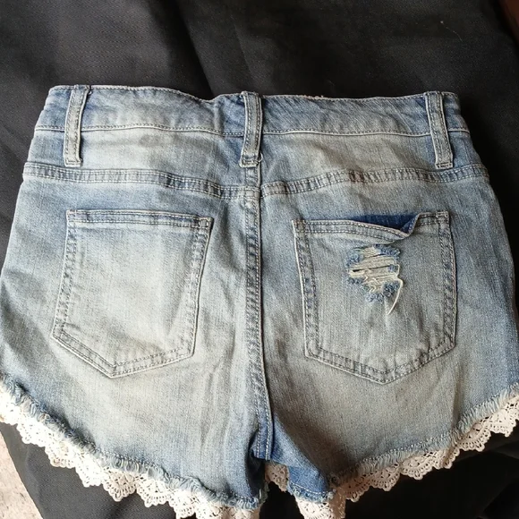 🧡Mossimo Jean Women's Blue Denim Shorts - Picture 3 of 4